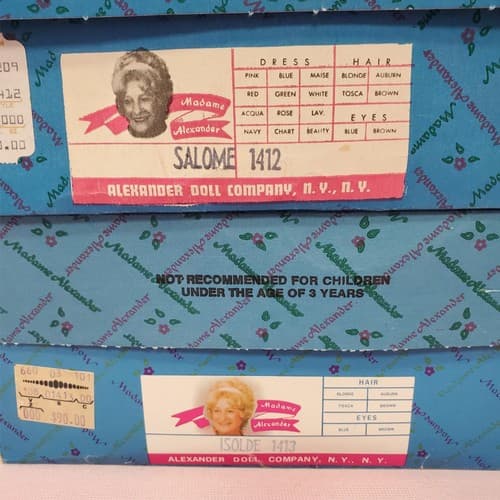 Madame Alexander #1413 Isolde #1412 Salome Opera Series Dolls Set with Box - Thumbnail 3