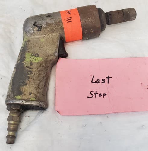 Rockwell Pistol Grip Pneumatic Air Drill Air Tool MT-111 - Thumbnail 5