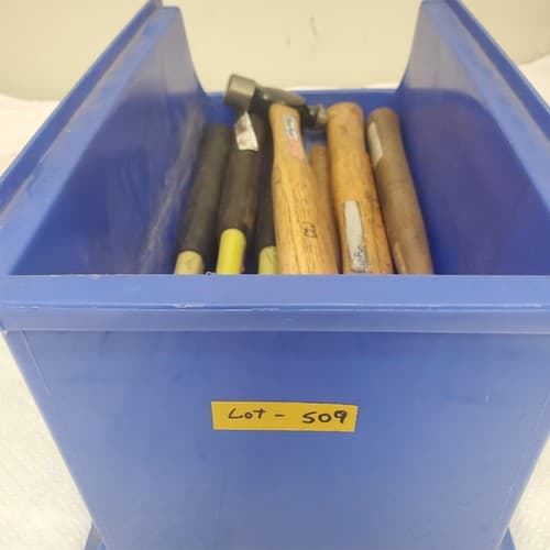 Lot of 8 Blue Point Vintage Ball Peen Hammers Wooden Handle LOT-509 - Thumbnail 3