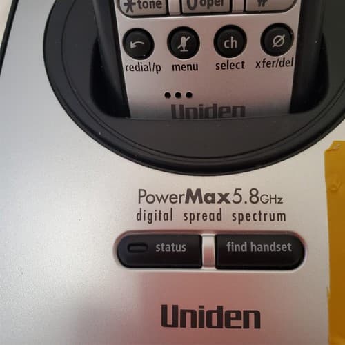 Uniden TRU5860 Power Max 5.8 Ghz Digital Spread Spectrum Cordless #Phone 2 - Thumbnail 2