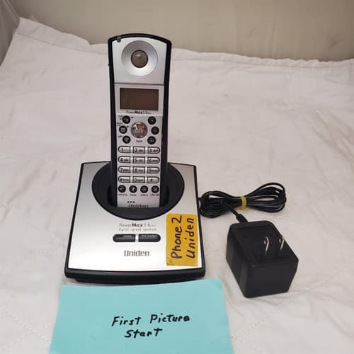 Uniden TRU5860 Power Max 5.8 Ghz Digital Spread Spectrum Cordless #Phone 2 - Image 1