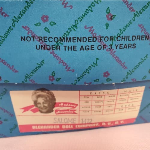 Madame Alexander #1411 Mimi #1412 Salome Opera Series Dolls Set with Box - Thumbnail 4