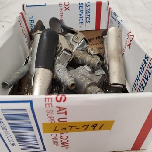 Lot of 8 Coilhose & Various Pneumatics High Pressure Air Blow Gun LOT-791 - Thumbnail 2