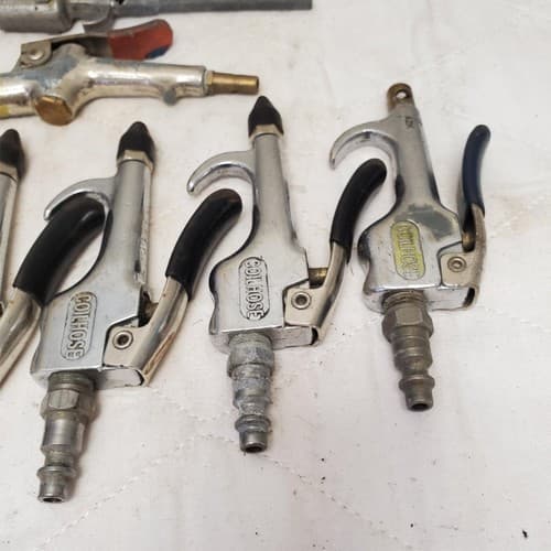 Lot of 8 Coilhose & Various Pneumatics High Pressure Air Blow Gun LOT-791 - Thumbnail 5