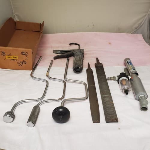 Assorted Speed Drive Handle Rasp File Grease Gun Spot Cooling System Lot-947 - Image 1