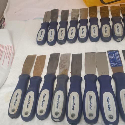 Lot of 31 Blue Point, Hyde Putty Knife Knives Gasket ScraperPaint Remove LOT-356 - Thumbnail 9