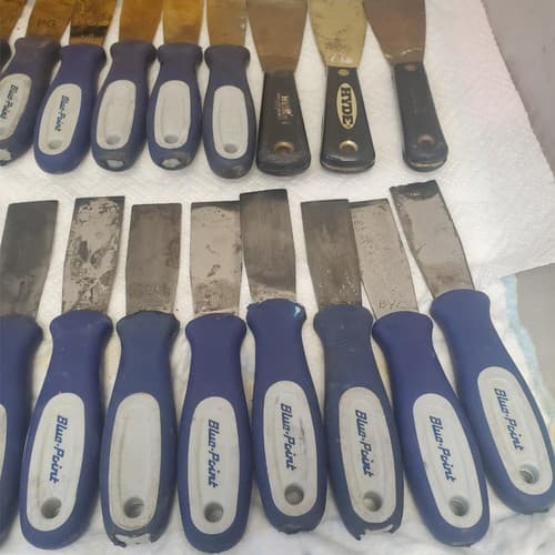 Lot of 31 Blue Point, Hyde Putty Knife Knives Gasket ScraperPaint Remove LOT-356 - Thumbnail 7