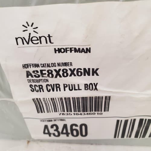 HOFFMAN Enclosure 8 x 8 Inch Nominal Enclosure Carbon Steel ASE8X8X6NK - Thumbnail 2