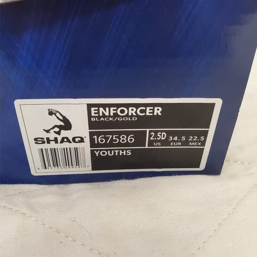 Under Armour Black Lockdown 6 Basketball Shoes Size 3.5 Y - Thumbnail 2