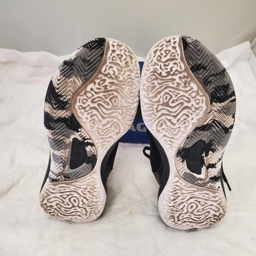 Under Armour Black Lockdown 6 Basketball Shoes Size 3.5 Y - Thumbnail 8