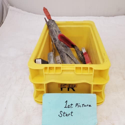 Lot of Assorted Pliers, Files, Crowsfoot Wrench & other Tools LOT-662 - Image 1