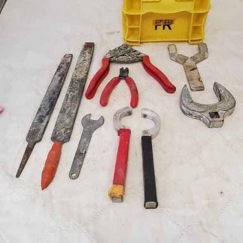 Lot of Assorted Pliers, Files, Crowsfoot Wrench & other Tools LOT-662 - Thumbnail 3