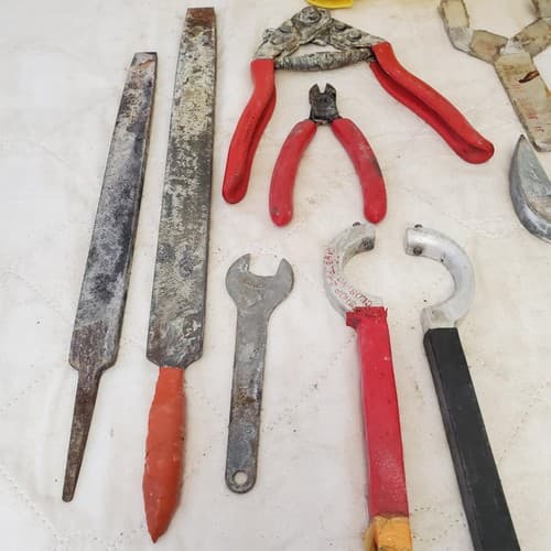 Lot of Assorted Pliers, Files, Crowsfoot Wrench & other Tools LOT-662 - Thumbnail 4