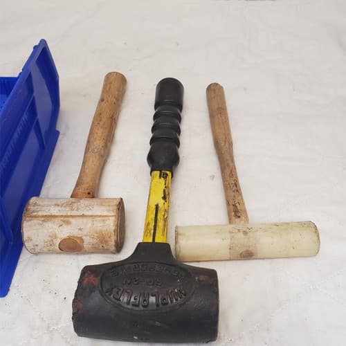 Lot of 3 Assorted Durable Dead Blow Hammer Set LOT-32 - Image 1