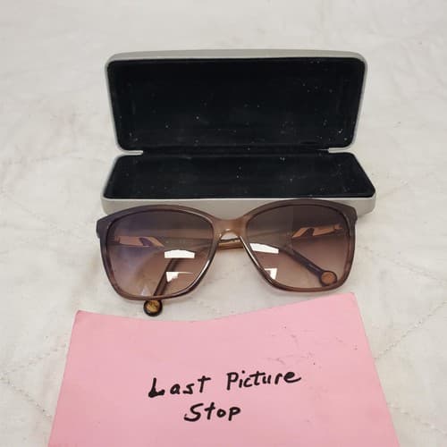 Carolina Herrera She796 Brown Gradient Sunglasses with Case - Thumbnail 6