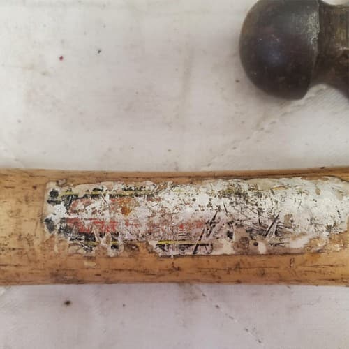 Lot of 2 Assorted Head Ball Pein Hammer with Wood Handle LOT-770 - Thumbnail 5