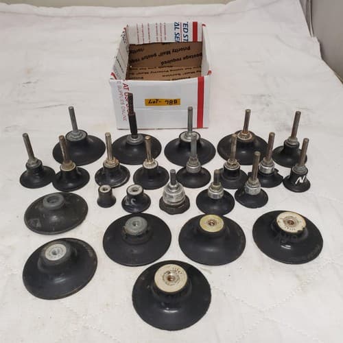 Lot of Assorted Roll Lock Mandrel Sanding Disc Holder LOT-788 - Image 1