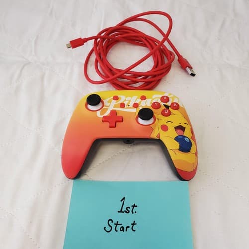 PowerA Pikachu POKEMON Nintendo Switch Controller - Image 1