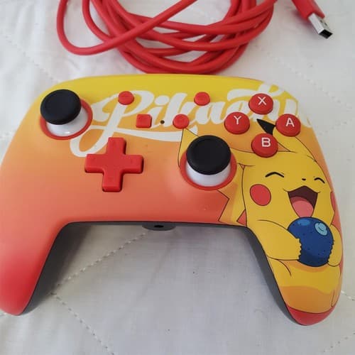 PowerA Pikachu POKEMON Nintendo Switch Controller - Thumbnail 3