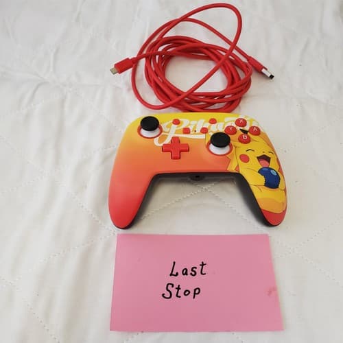 PowerA Pikachu POKEMON Nintendo Switch Controller - Thumbnail 7