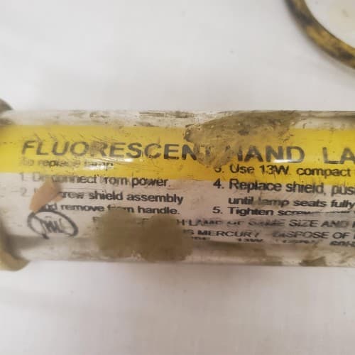 Fluorescent 13W 120V Portable Handheld Work Light LOT-54 - Thumbnail 6