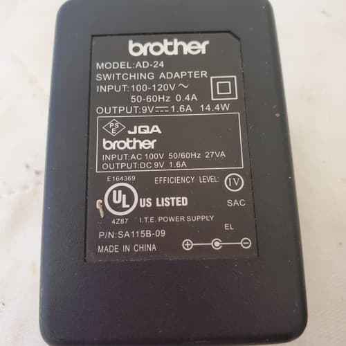 AC Adapter for Brother P-Touch Label Makers AD24 - Thumbnail 2