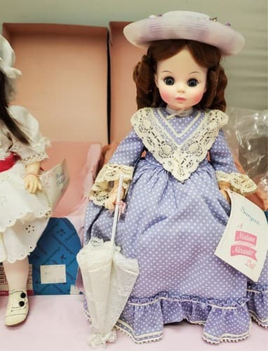 Madame Alexander #1575 Degas Girl #1576 Sargent Dolls Set with Box - Thumbnail 9