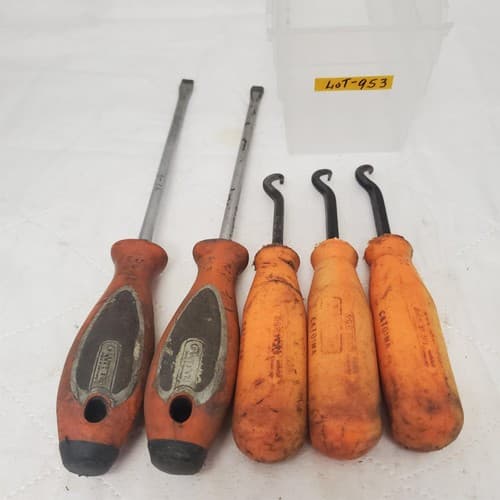 Lot of 5 Matco Pick & Hook Set & Witte Flathead Screwdriver LOT-953 - Image 1