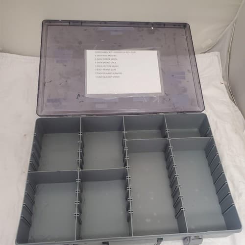 Multi Piece Sealant Application Tools Empty Compartment Box - Image 1
