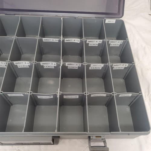 Empty Adjustable Compartment Box for Temporary Fastener Wings - Thumbnail 6