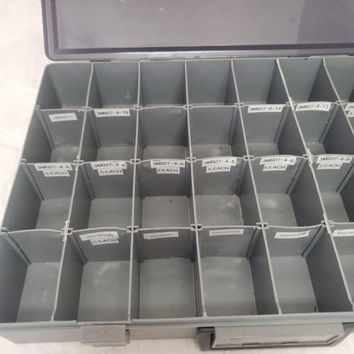 Empty Adjustable Compartment Box for Temporary Fastener Wings - Thumbnail 5