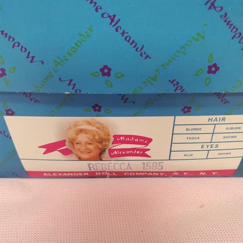 Madame Alexander #1585 Rebecca #1577 Renoir Dolls Set with Box - Thumbnail 3