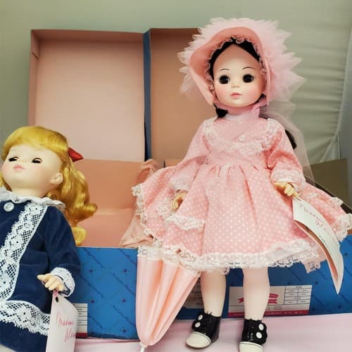 Madame Alexander #1585 Rebecca #1577 Renoir Dolls Set with Box - Thumbnail 14
