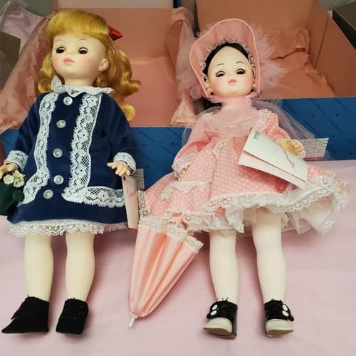 Madame Alexander #1585 Rebecca #1577 Renoir Dolls Set with Box - Thumbnail 17