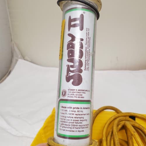 Stewart R Browne Stubby 120V Portable Handheld Work Light LOT-554 - Thumbnail 6