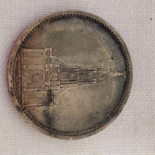 1935 Germany 3 Rd Reich Silver 5 Reichsmark a Km # 83 Ax.F - Thumbnail 2