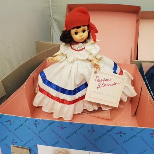 Set Of 5 Vintage Madame Alexander Miniature Showcase Dolls - Thumbnail 8