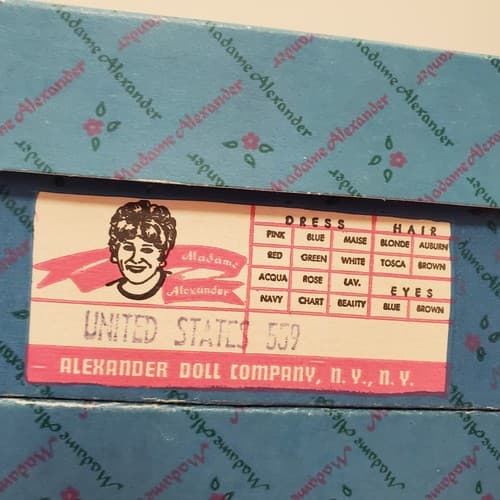 Set Of 5 Vintage Madame Alexander Miniature Showcase Dolls - Thumbnail 7