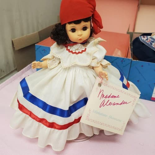 Set Of 5 Vintage Madame Alexander Miniature Showcase Dolls - Thumbnail 11