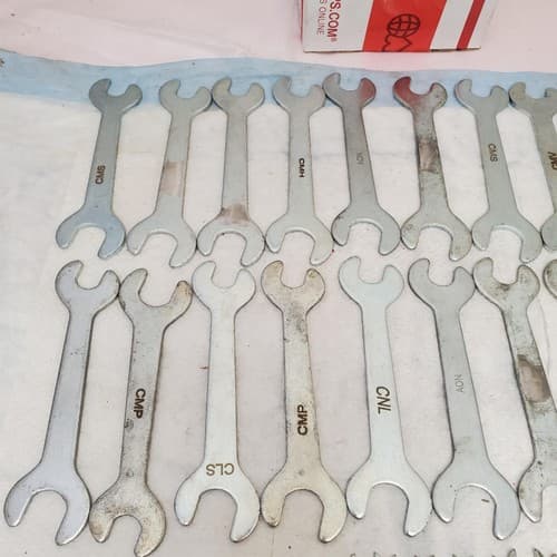 Lot of 36 Assorted Open End Service Wrench & other Wrench Tool LOT 1037 - Thumbnail 4