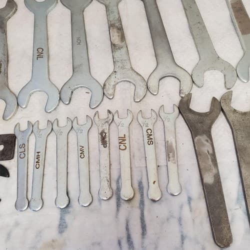 Lot of 36 Assorted Open End Service Wrench & other Wrench Tool LOT 1037 - Thumbnail 7