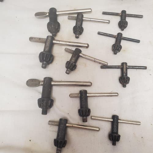 Lot of Assorted Drill Chuck Keys Feeler Gage Tension Cable Tie Tools LOT-912 - Thumbnail 18
