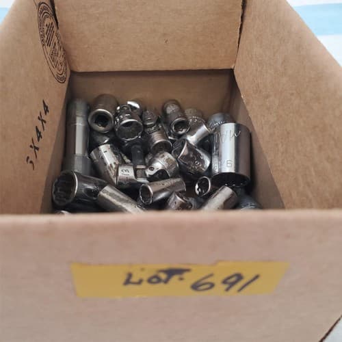Large Lot of Assorted Mixed Drive Impact Sockets LOT-691 - Thumbnail 3
