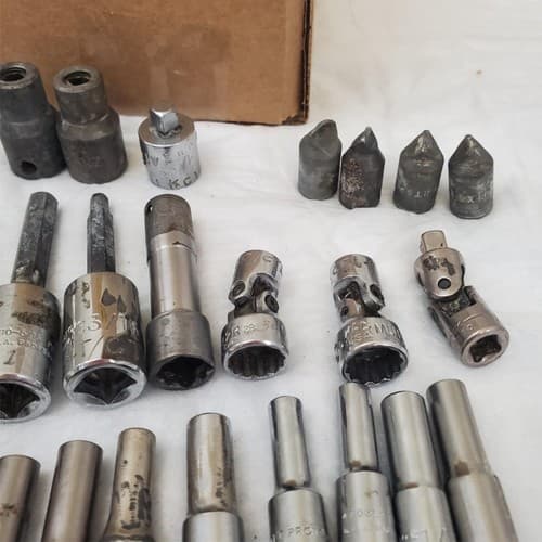 Large Lot of Assorted Mixed Drive Impact Sockets LOT-691 - Thumbnail 6