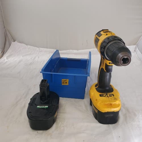 Dewalt 18V XRP DC720 Cordless Drill Driver with Batteries LOT-518 - Thumbnail 5