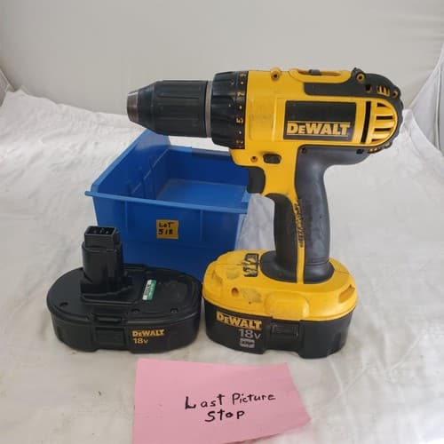 Dewalt 18V XRP DC720 Cordless Drill Driver with Batteries LOT-518 - Thumbnail 10