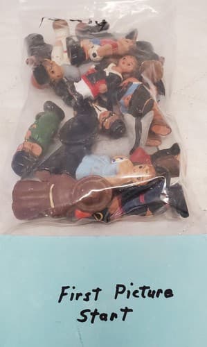 Lot of 18 Vintage Terra Cotta Spanish Mud People Figurines - Image 1