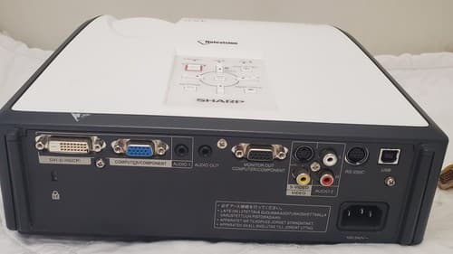 Sharp Notevision XR-32X DLP Multi-Media 2600 Lumens Projector - Thumbnail 7