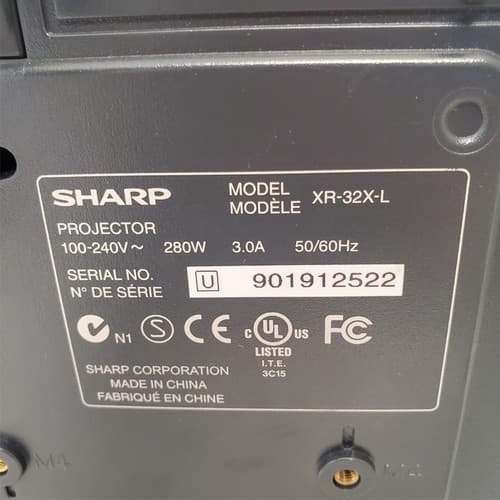 Sharp Notevision XR-32X DLP Multi-Media 2600 Lumens Projector - Thumbnail 11