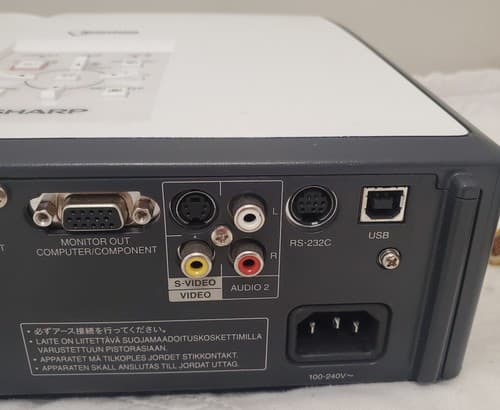 Sharp Notevision XR-32X DLP Multi-Media 2600 Lumens Projector - Thumbnail 9